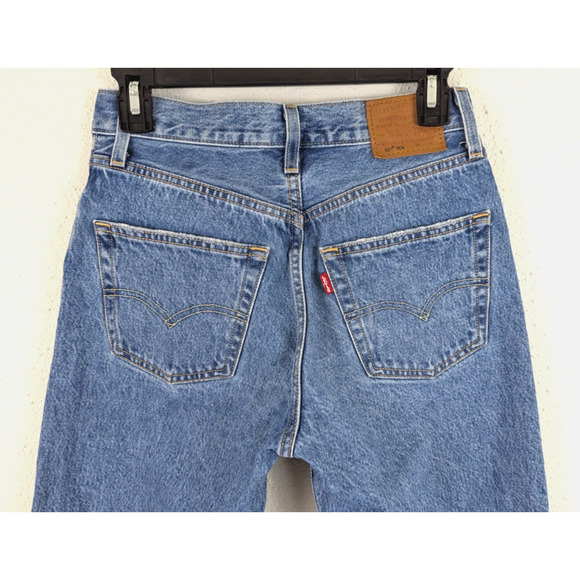 Levi's 501 90s Women's Jeans sz 25/27 button fly distressed 100% cotton 1225 - Picture 5 of 9